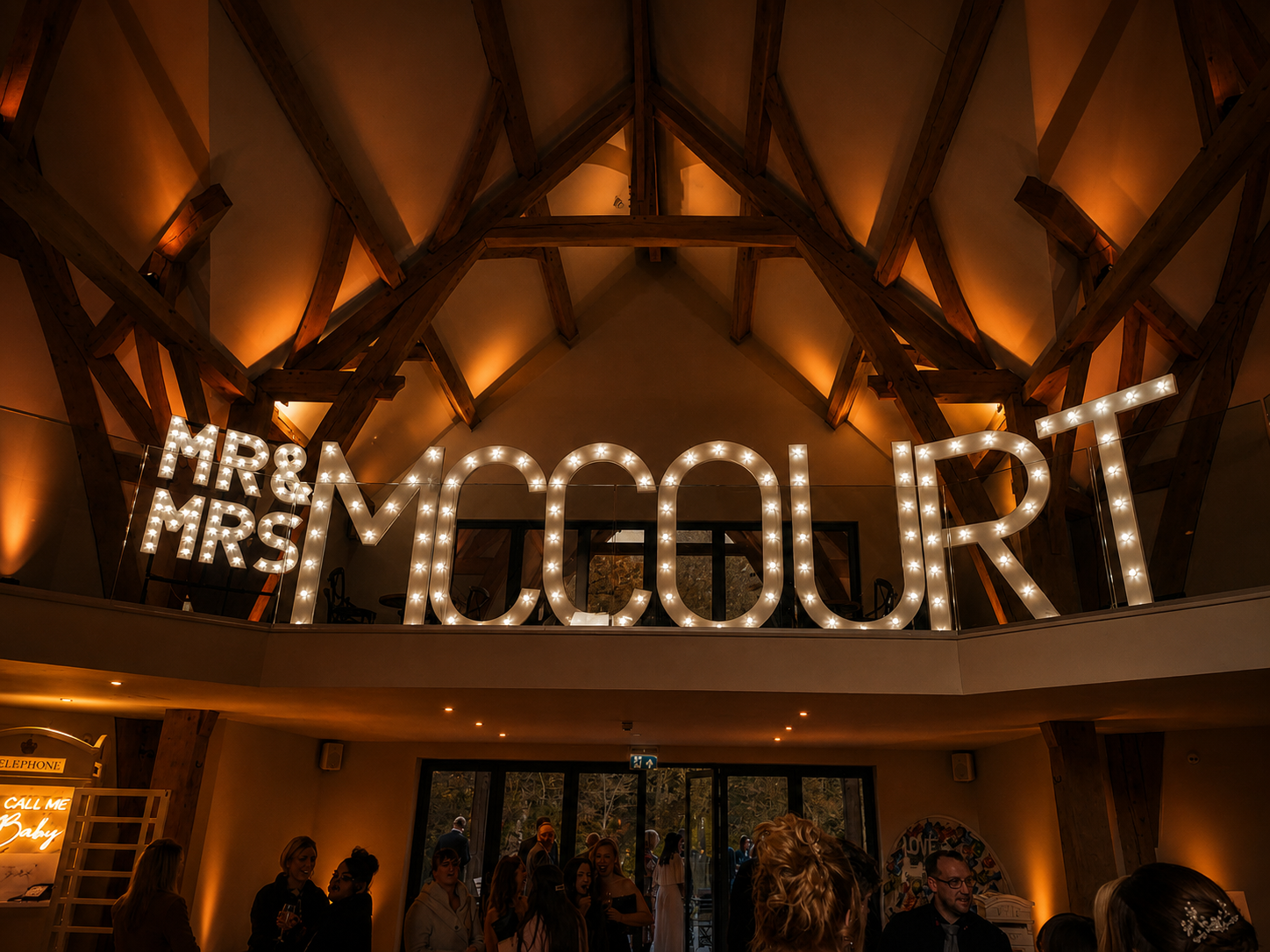 Light up letters Cotswolds, Wiltshire, Bath, Swindon